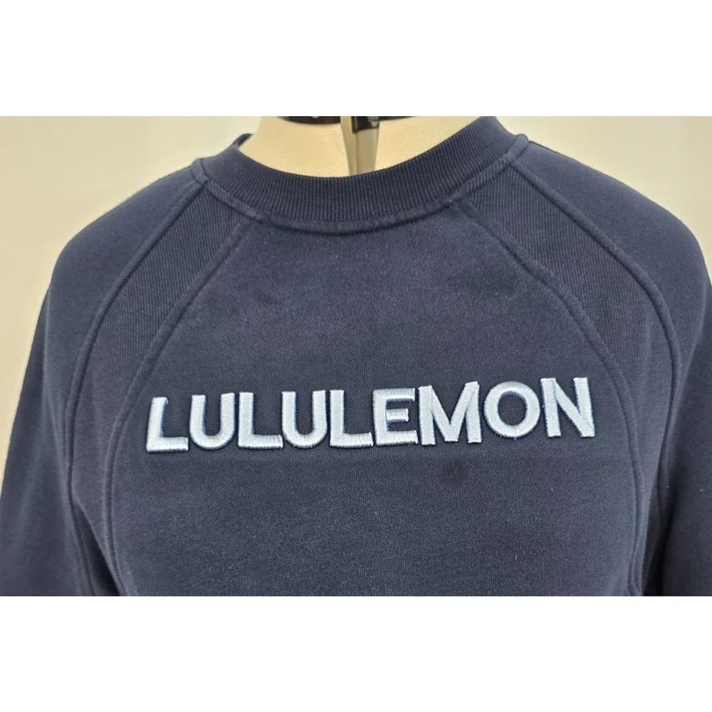 Lululemon Scuba Oversized Pullover Women's M / L Navy Blue - Picture 6 of 12
